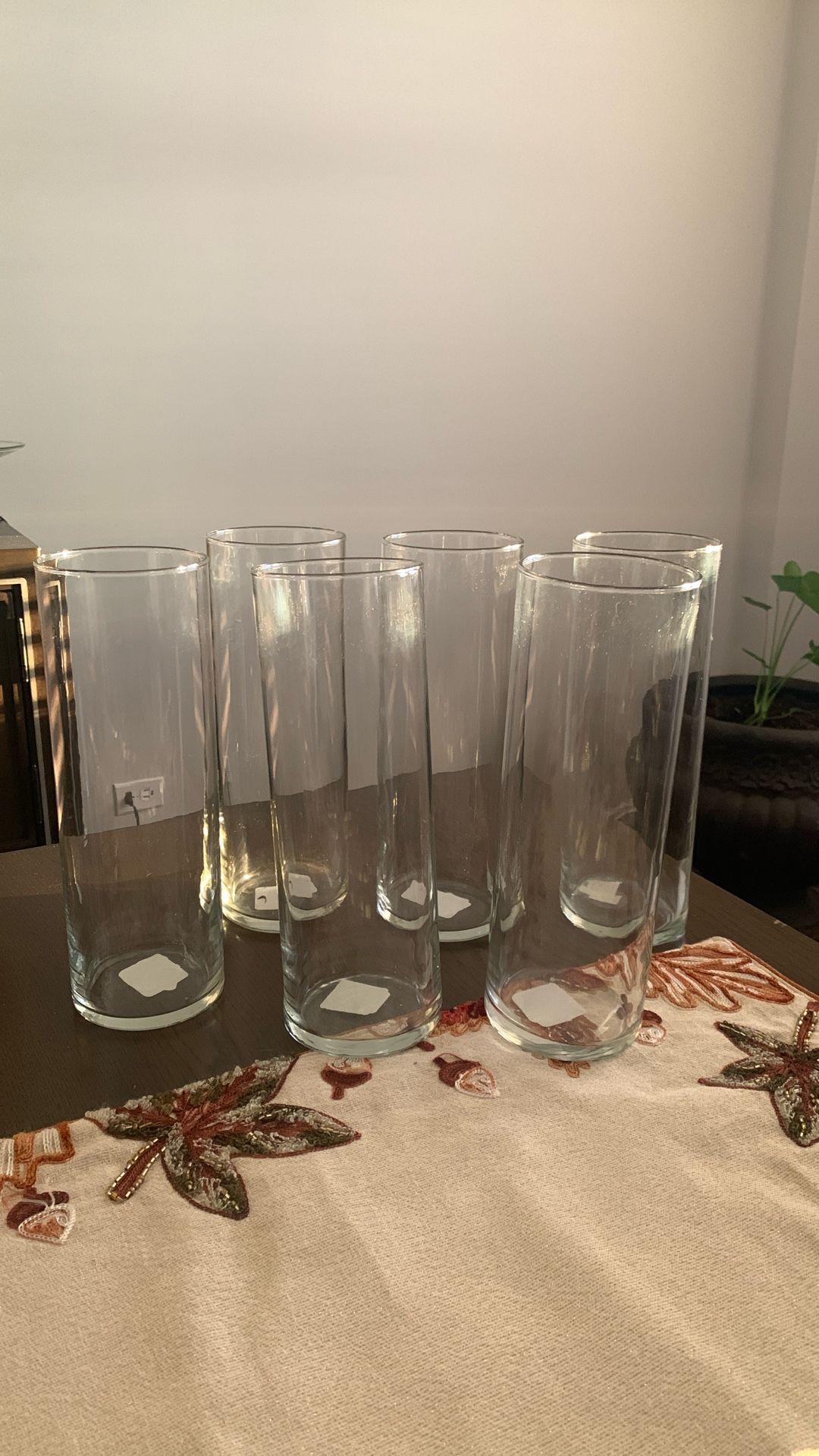 Flower Vases Or Candle Vases 6 Pcs 