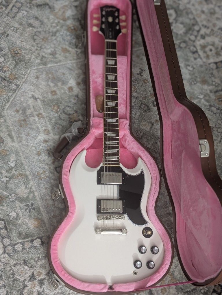 Epiphone/Gibson SG Vintage White 61'