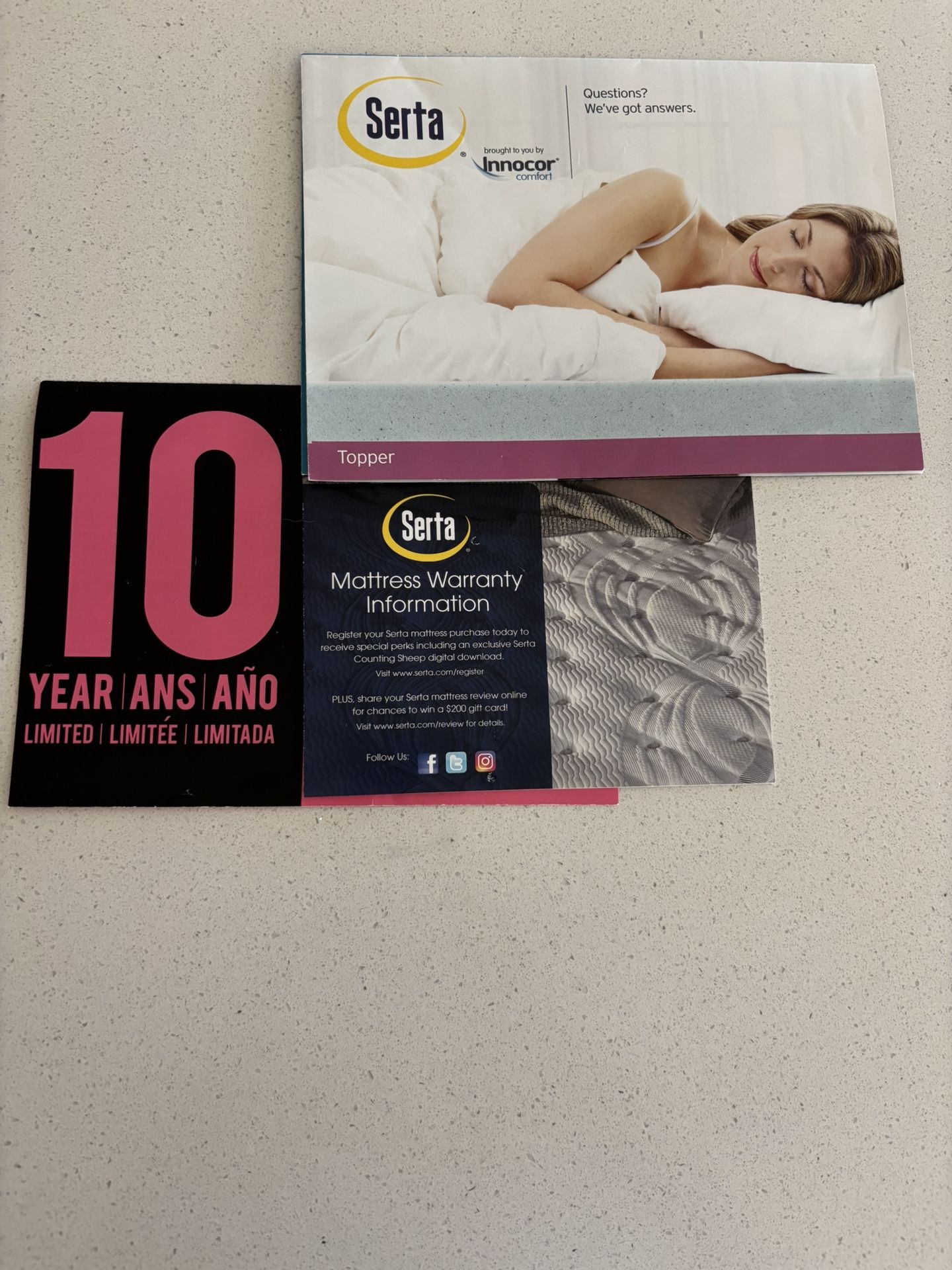 King Size memory Foam Topper