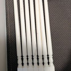 Seven (7) Wooden Stair Spindles / Balusters 27" Tall