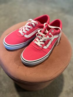 Vans Ward Low Top Honeysuckle - Pink and White
