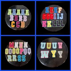 Letterman Jacket Sew On Alphabet Letters 