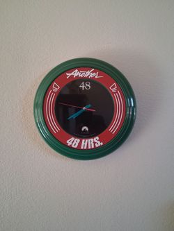 1990 Another 48 Hrs Paramount Picture Movie Promotional Wall Clock