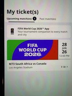 3 TICKETS M73 South Africa Vs Canada RD32 CAT2