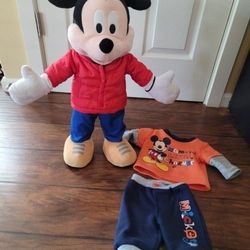 Disney Mickey Mouse 21” Standing Plush Toy Weighted Display Model