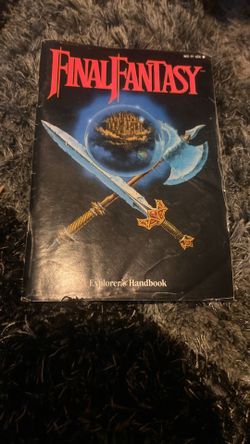 Final Fantasy NES Manual Booklet Only – Original 1990 Nintendo Instruction