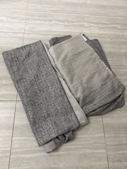 FREE Beautiful Gray Curtains – Excellent Condition