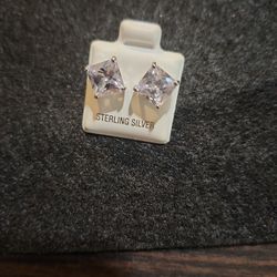Silver Earrings 925 