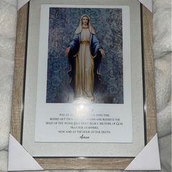 Antique Wooden Virgin De Guadalupe Frame✨