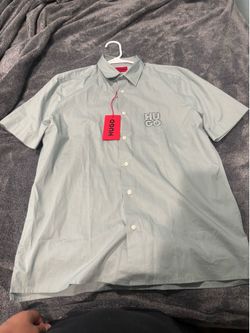 Hugo Boss short sleeve bottom up shirt