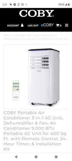 Coby CBPAC 6500(DOE) BTU