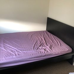 Queen Size memory foam mattress and frame