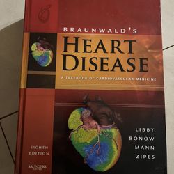Braunwald’s Heart Disease 8th Ed Hardcover Complete Libby Bonow ( Like New)