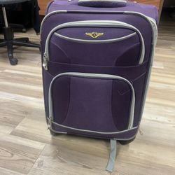 Purple Rolling Suitcase – Peakland – Travel Carry-On Luggage