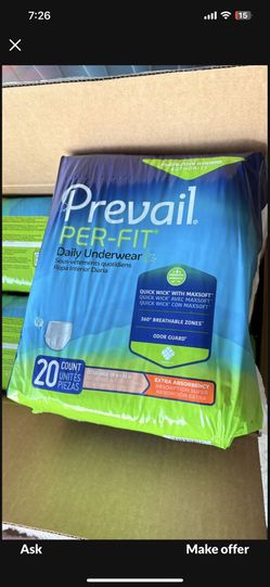 XL Adult Pull Ups Prevail Per-fit 