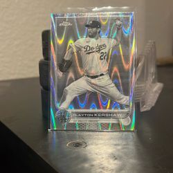 Clayton Kershaw 2022 Negative Raywave Refractor