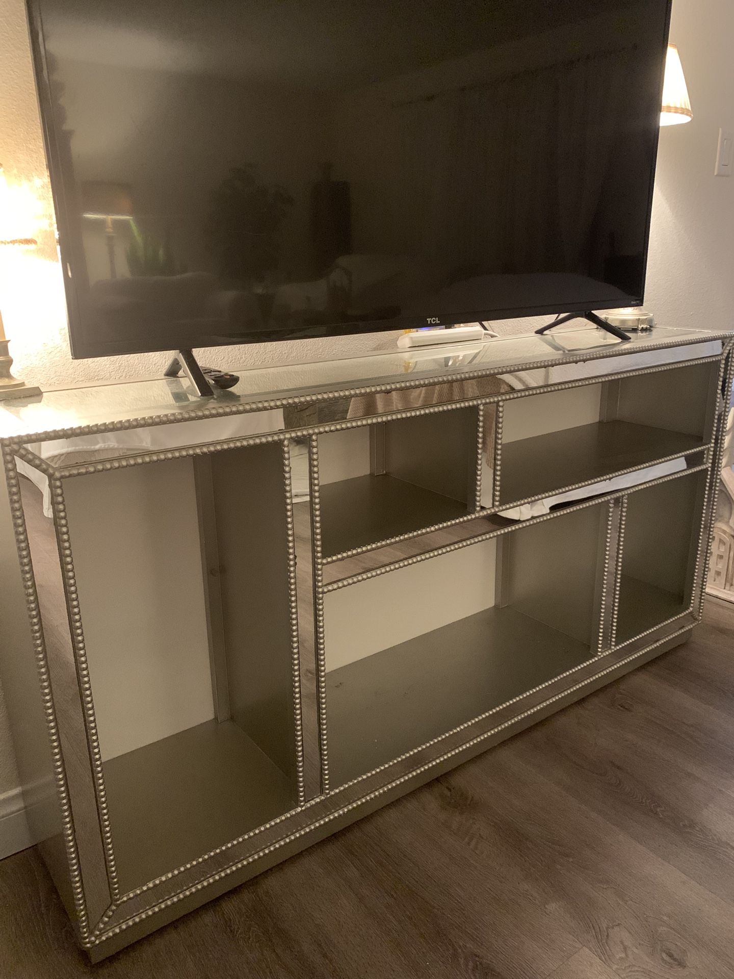 Mirrored Console Table / TV Stand