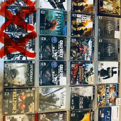 21 PS3 Games~$40obo/$5ea