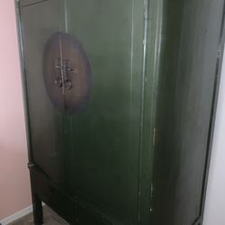 Classic Vintage Solid Wood Armoire 