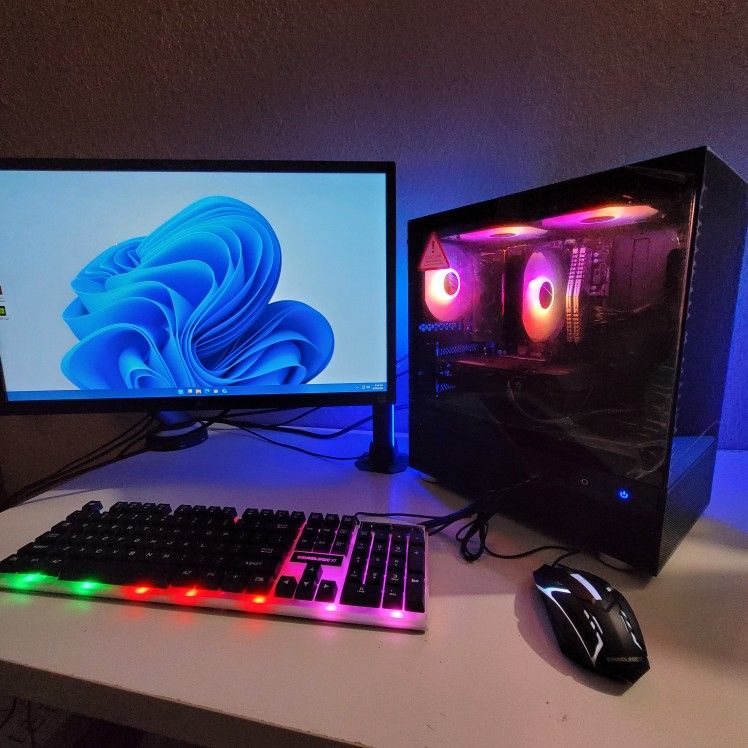 Bundle - PC + KB + Mouse + Headset + Monitor