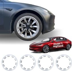 Rim Protector for Tesla 2024 2025 2026 Model 3 Highland 19 Inch Nova Wheels Cover#2471P UP3