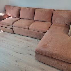 Brown Sectional Sofa w/ Chaise & Recliners – Comfortable L-Shaped Couch - 🚚 Delivery AVAILABLE