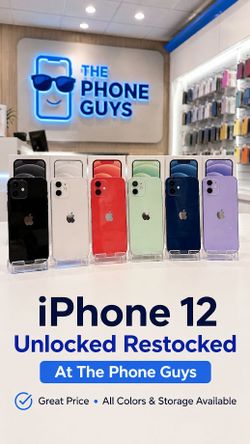 IPhone 12 - 64GB - Unlocked - Payment Plan Available