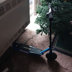 Blue Electric Razor Scooter For Kids.
