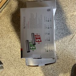 Brand New Exit Sign Surface Mount
