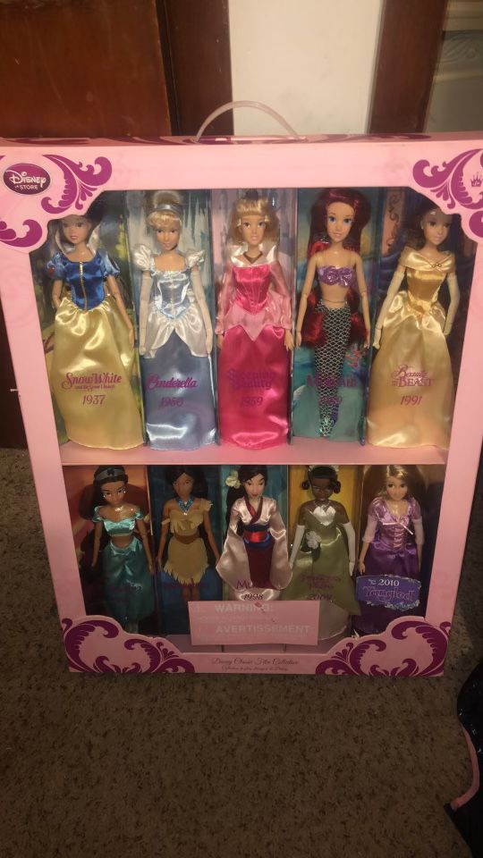 Disney Princess Dolls 2010 Collector Set 
