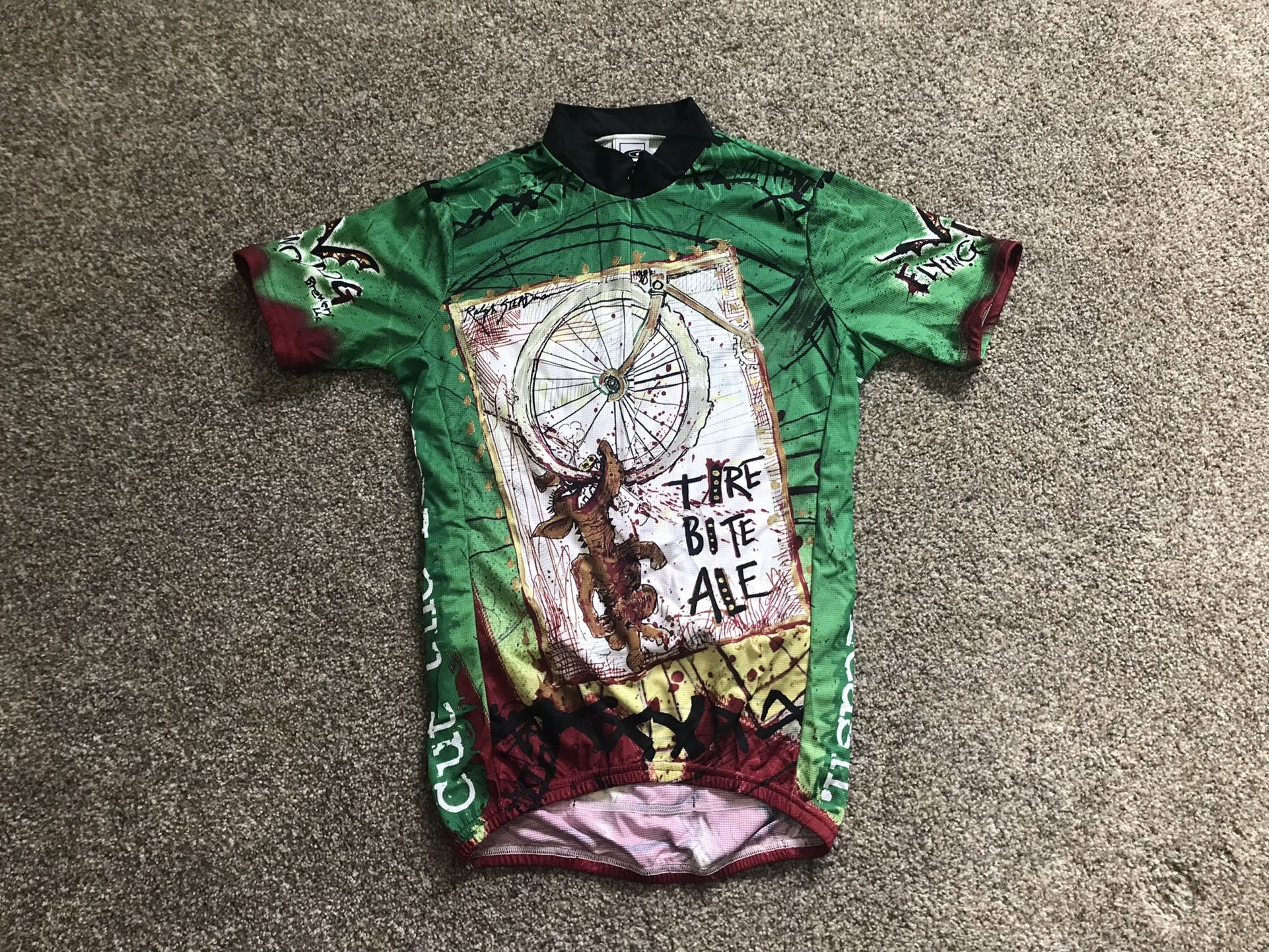 Tire Bite Ale Cycling Jersey - Medium
