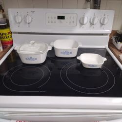 Vintage Corning Ware Blue  Cornflower Set