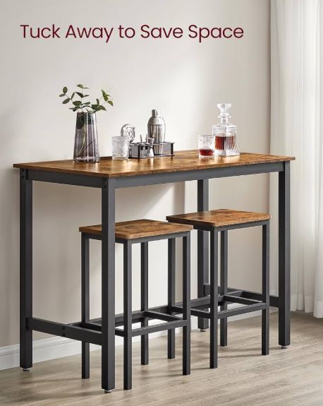 Bar Table and Chairs Set Dinning Table With Chairs