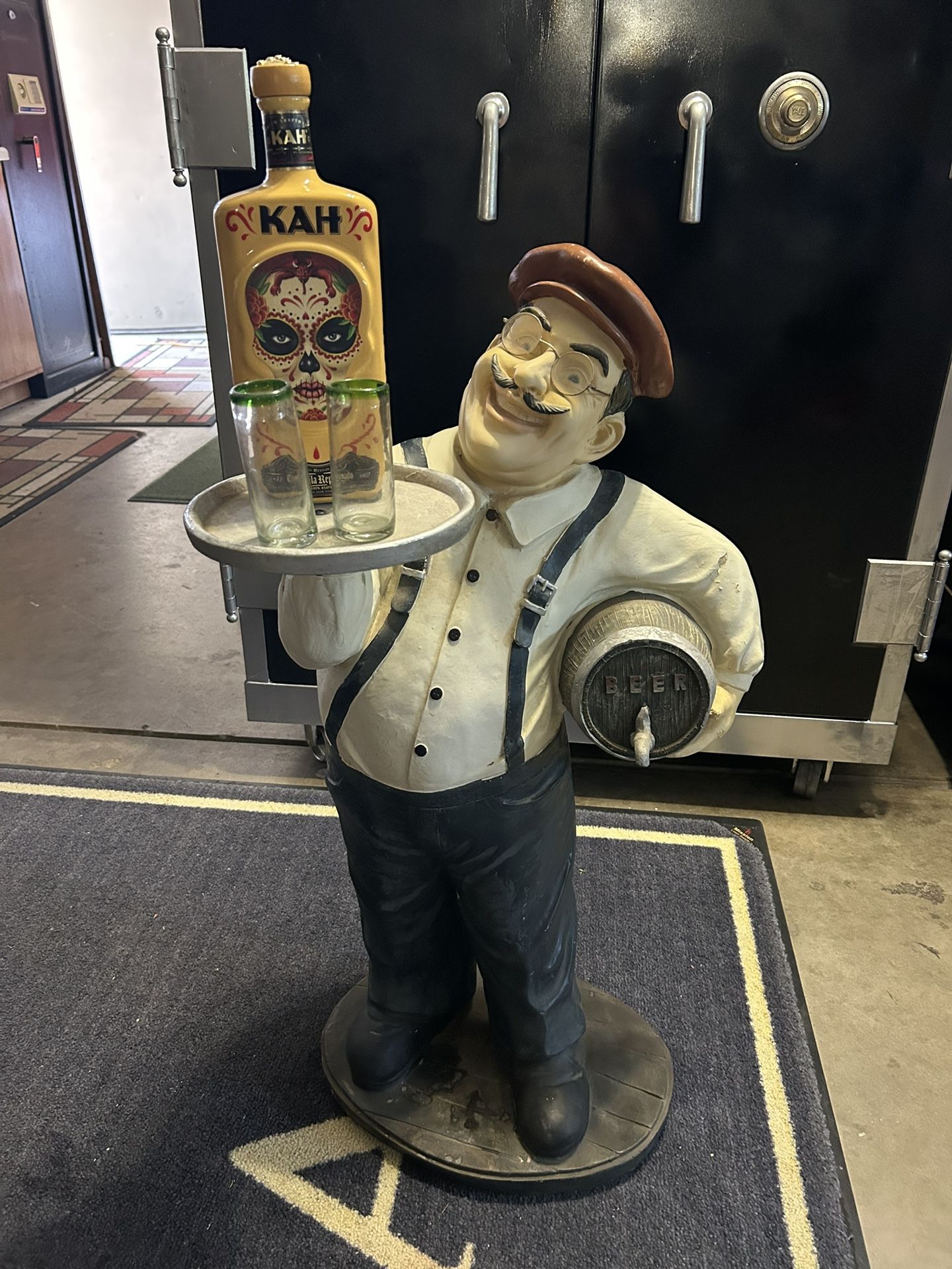 Beer Man Statue Server