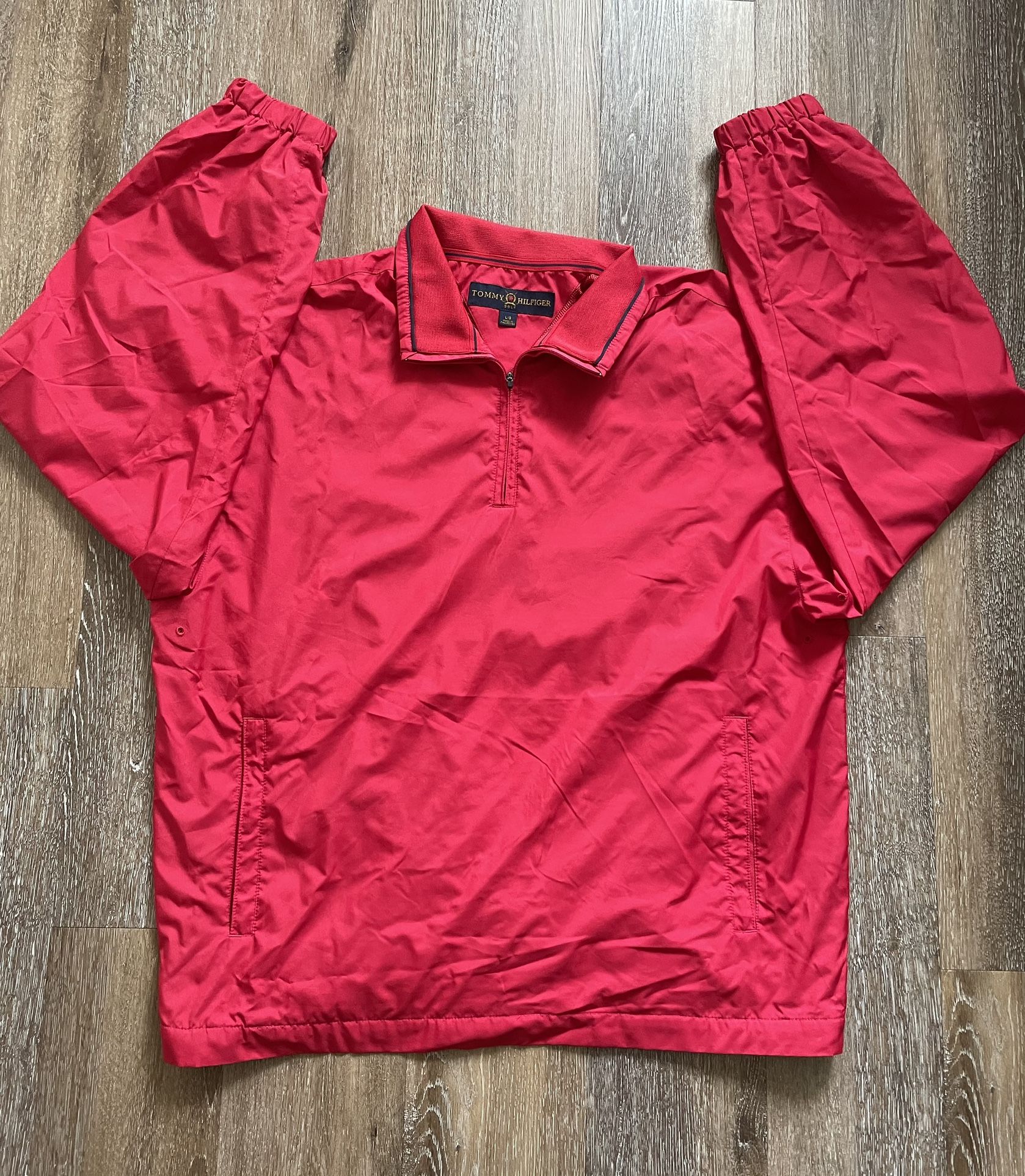 Vintage Tommy Hilfiger Golf Quarter Zip Pullover Windbreaker Jacket