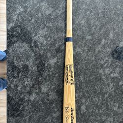 Bob Stanley Autographed Bat