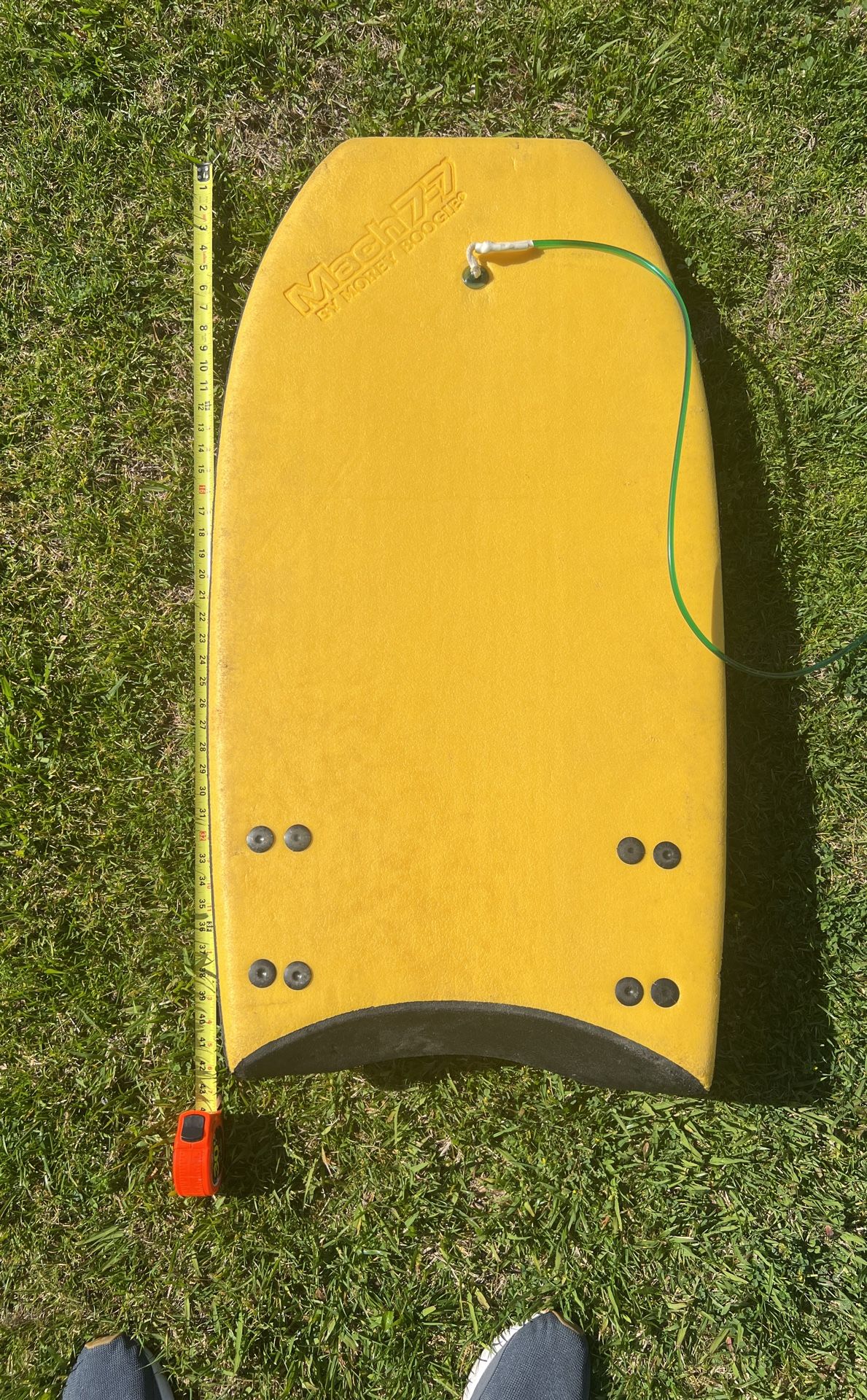 Vintage 42” Morey Mach 7-7 Boogie Board With Fins! Excellent Condition!!