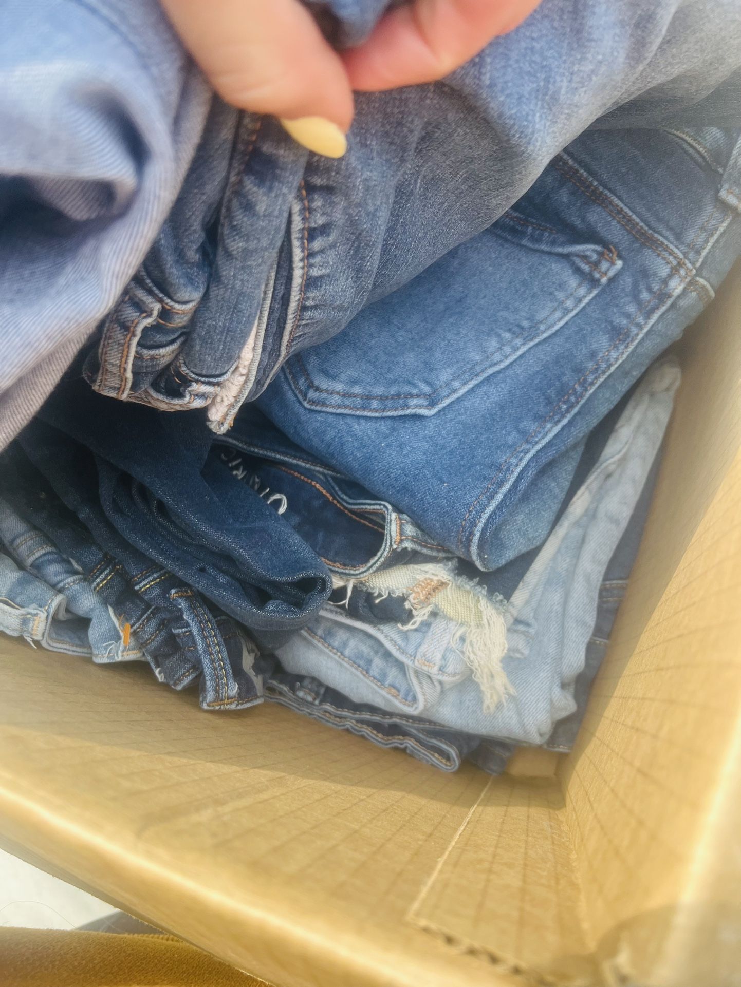 Box Of Jeans