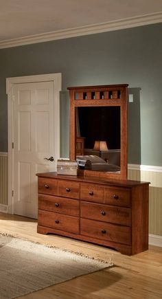Orchard Wood Dresser with Mirror