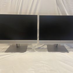 Dual Computer Monitors - HP E243m