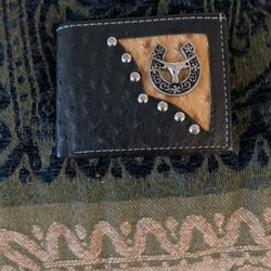 Western/Cowboy Leather Wallet 