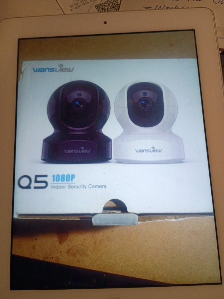 WANSVIEW Q5 WIRELESS SECURITY CAMERAS IP CAMERA 1080P. HD WIFI HOME INDOOR CAMERA
