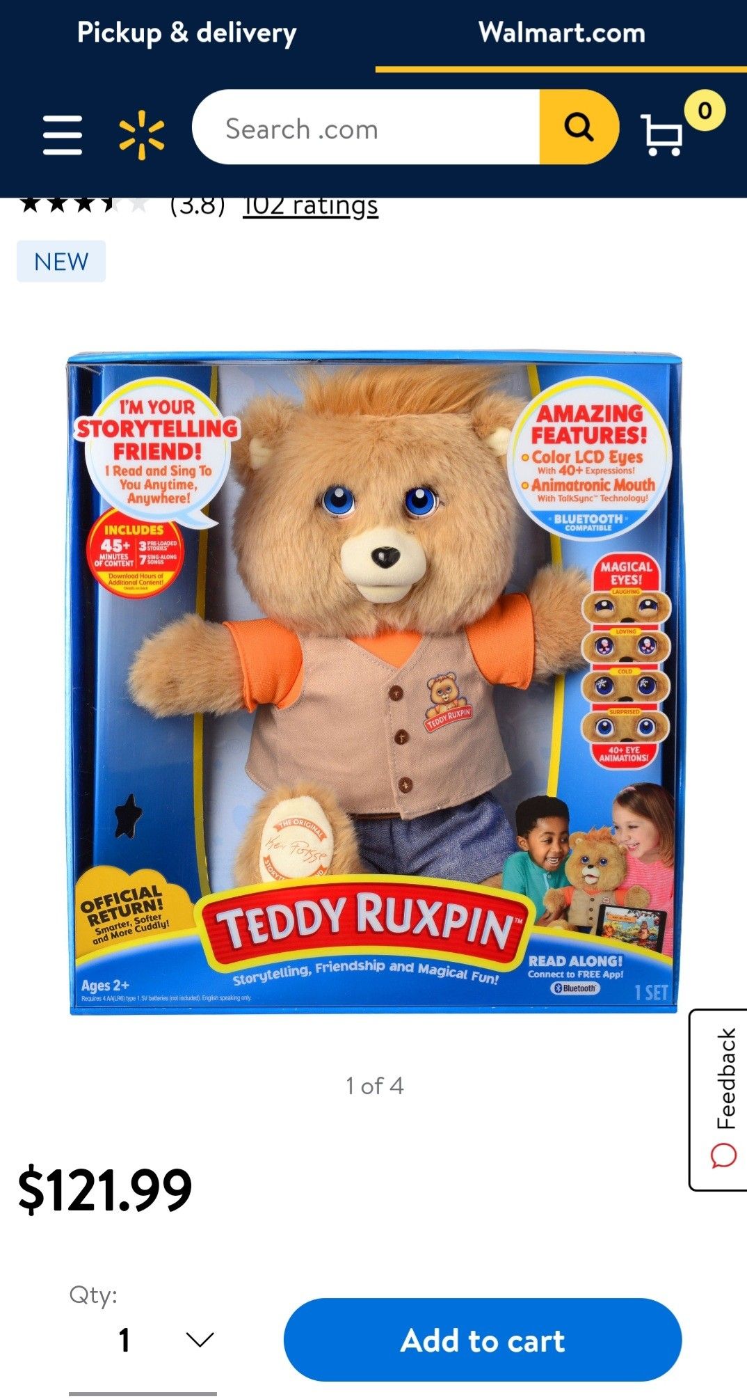 Teddy Ruxpin - Storytelling Friend
