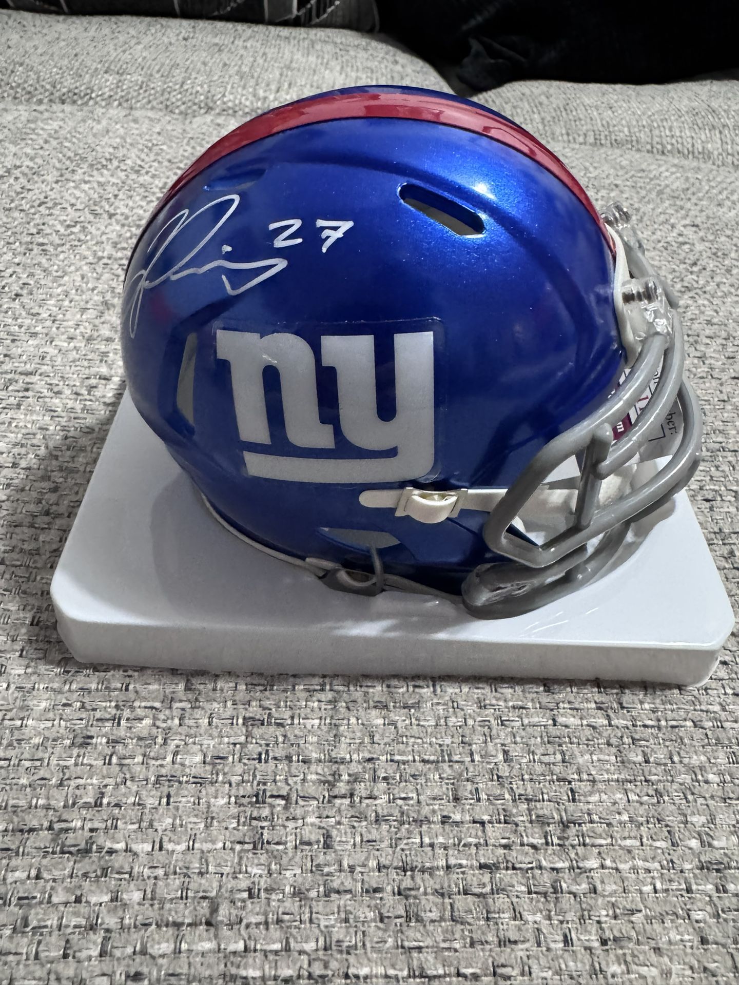 Jason Pinnock Signed Autograph Speed Mini Helmet - JSA Coa - New York Giants