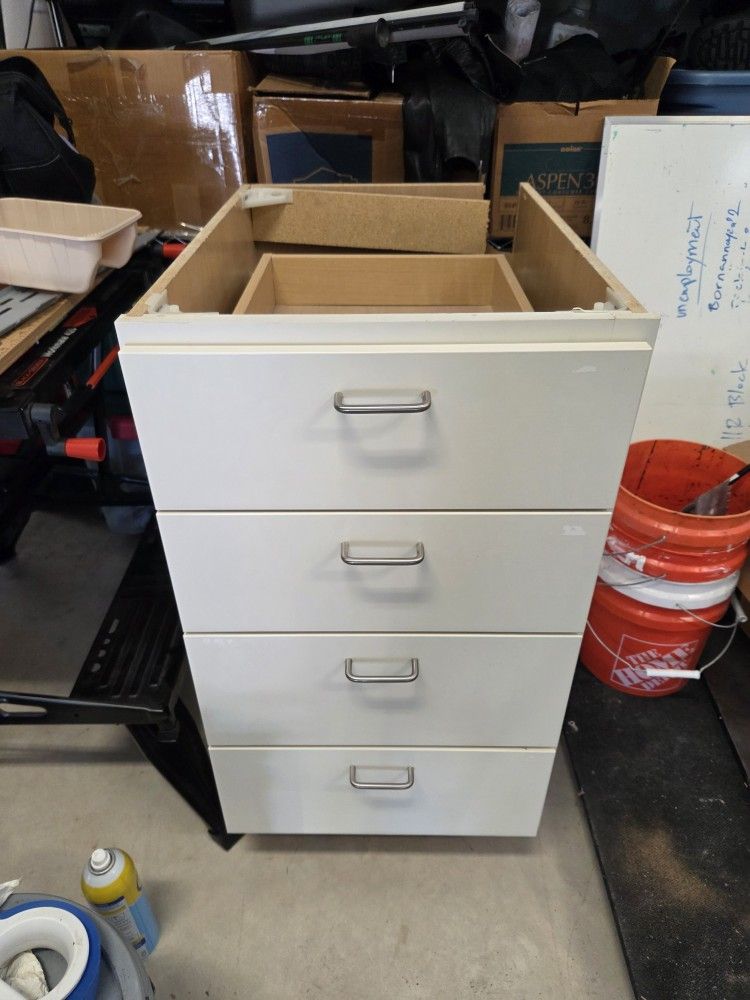 4 Drawer Cabinet Desk Garage Bathroom Kitchen