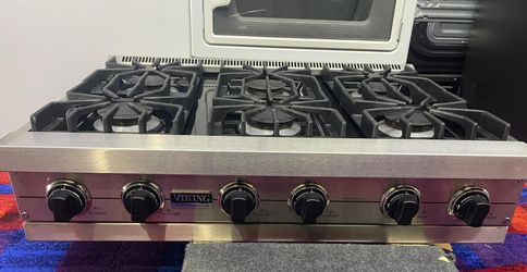 Viking 36" gas cooktop