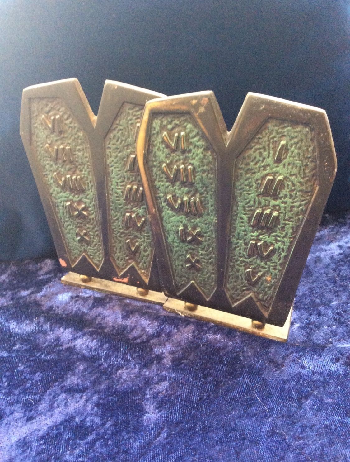 Ten Commandments Book Ends