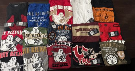 Mens M and S True Religion shirts