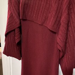 Two Piece Sweater Dress