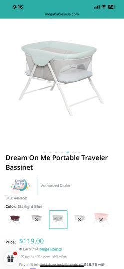 Portable Travel Bassinet